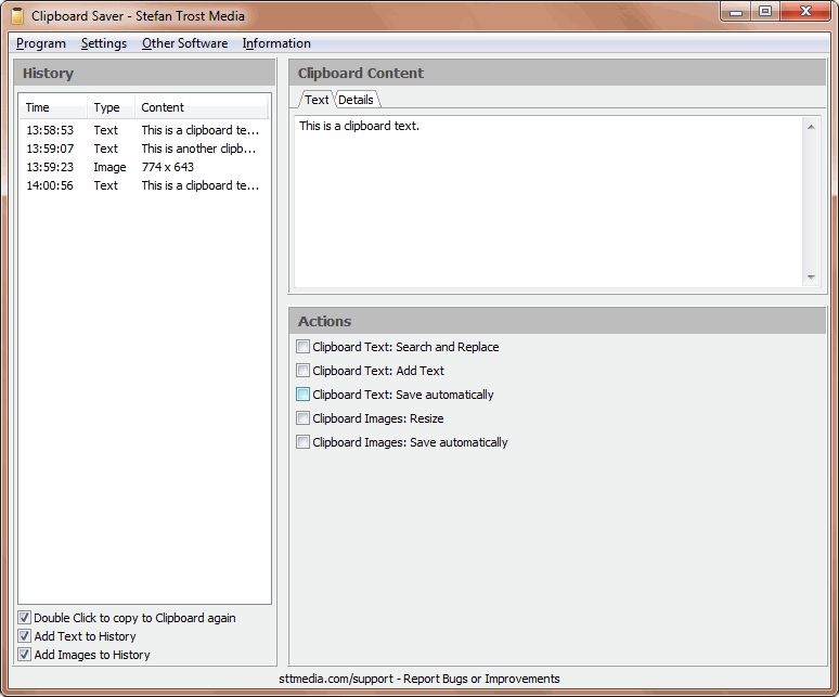 ClipboardSaver - Textos del Portapapeles - Capture d’écran